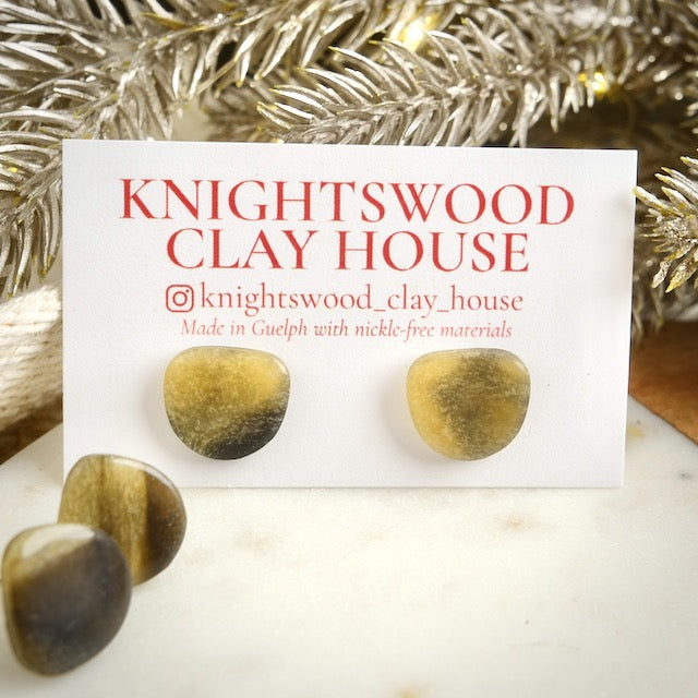 Tortoise Shell Studs