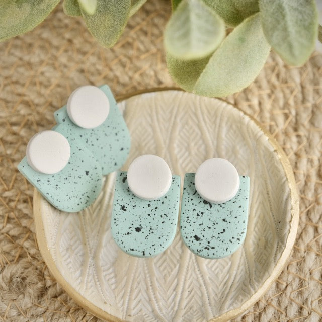 Statement Studs in Robin's Egg
