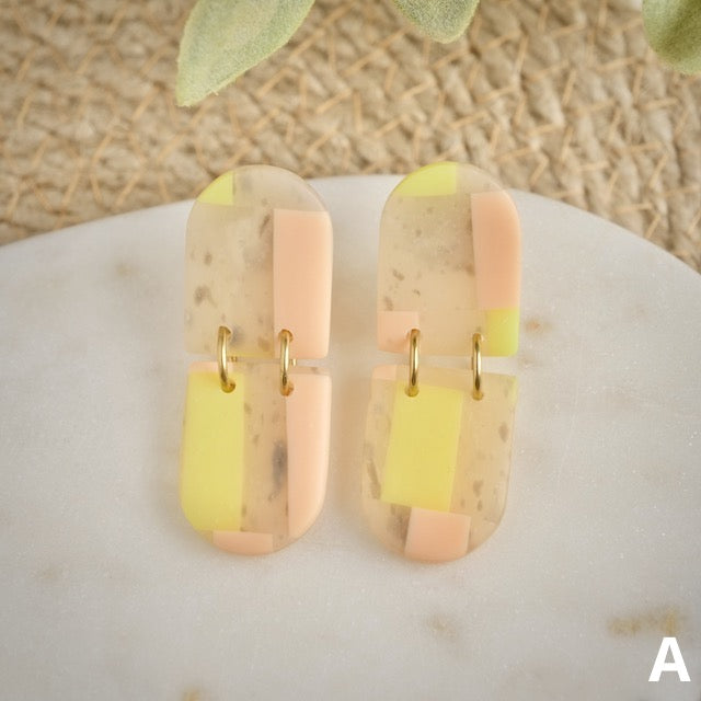 Valeriote Dangles in Neon Tortoise Shell