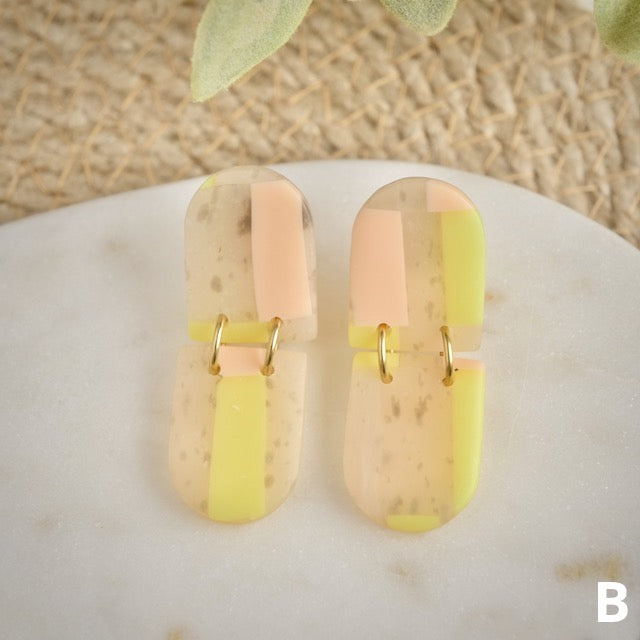 Valeriote Dangles in Neon Tortoise Shell