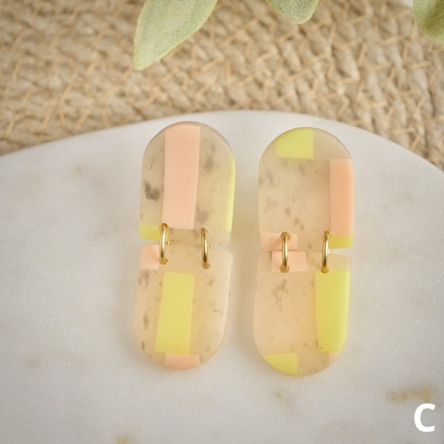 Valeriote Dangles in Neon Tortoise Shell