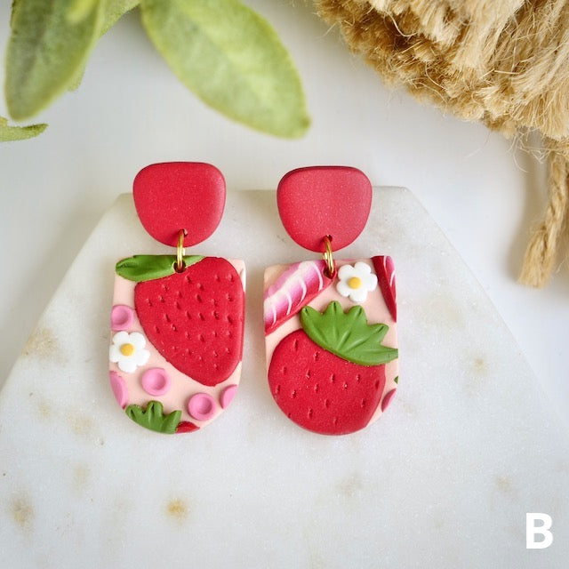 Alexandra Dangles in Strawberry Slices