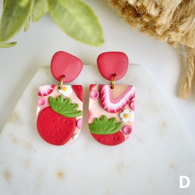 Alexandra Dangles in Strawberry Slices