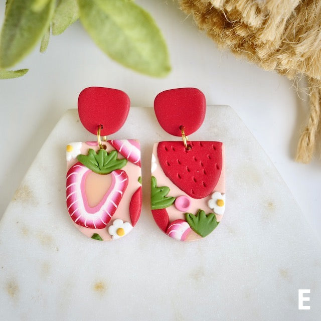 Alexandra Dangles in Strawberry Slices