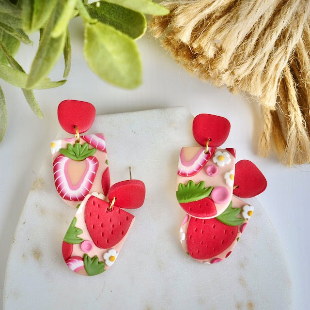 Alexandra Dangles in Strawberry Slices