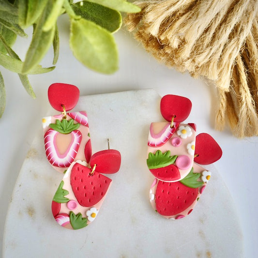 Alexandra Dangles in Strawberry Slices