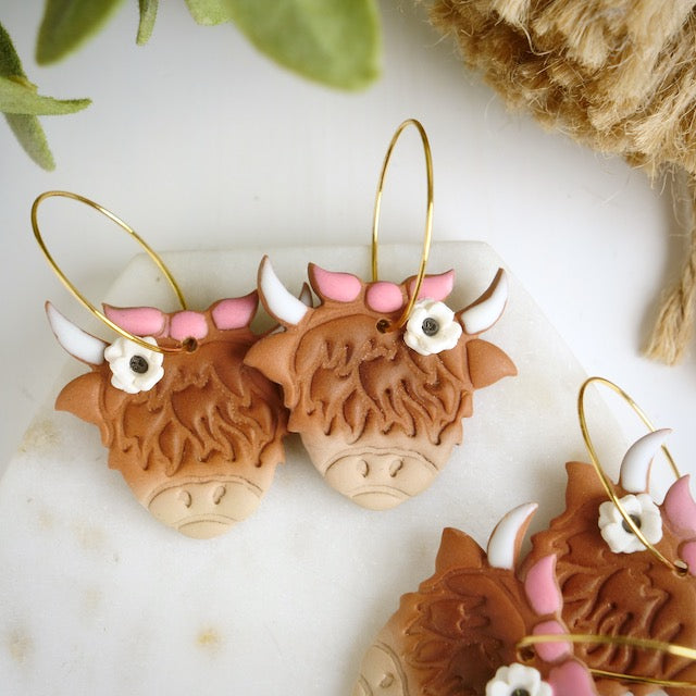 Highland Cow Hoops