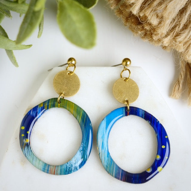 Jane Dangles in Painted Clay