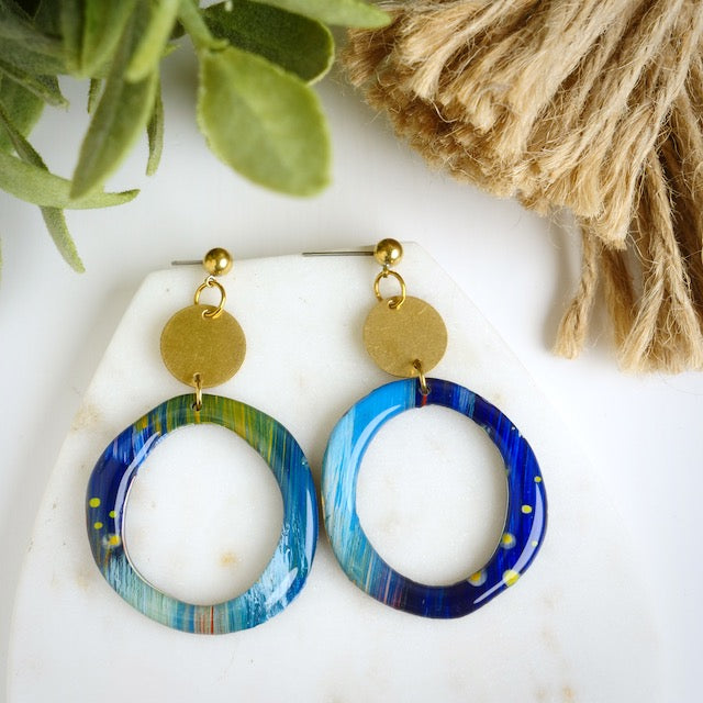 Jane Dangles in Painted Clay