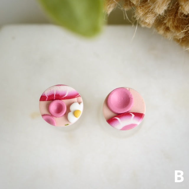 Micro Studs in Strawberry Slices