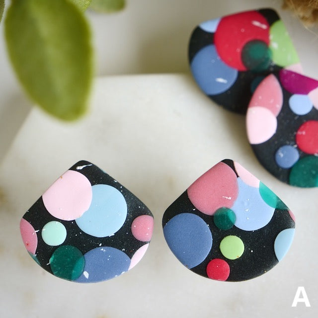 Statement Studs in Studio