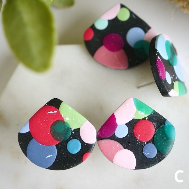 Statement Studs in Studio