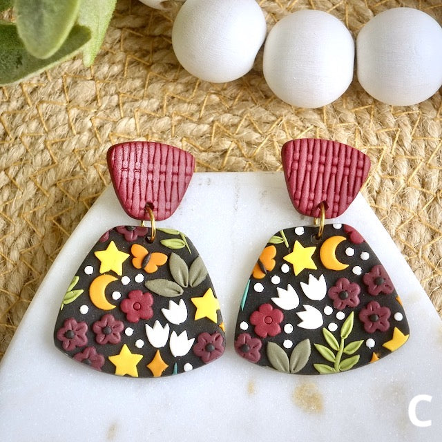 Woolwich Dangles in Midnight Floral