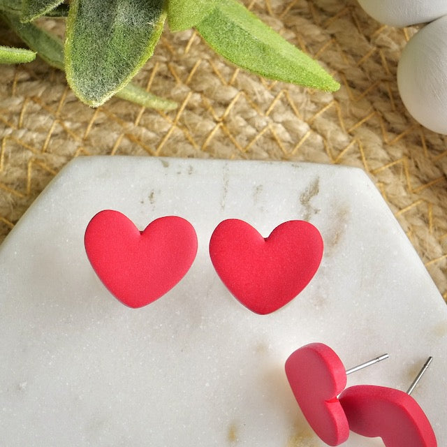 Heart Studs