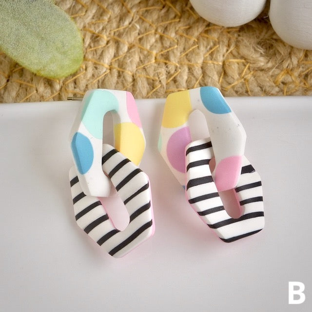 Links in Pastel Polka Dot