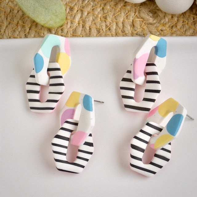 Links in Pastel Polka Dot