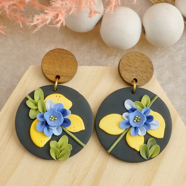 Carden Circle Dangles in Lemons