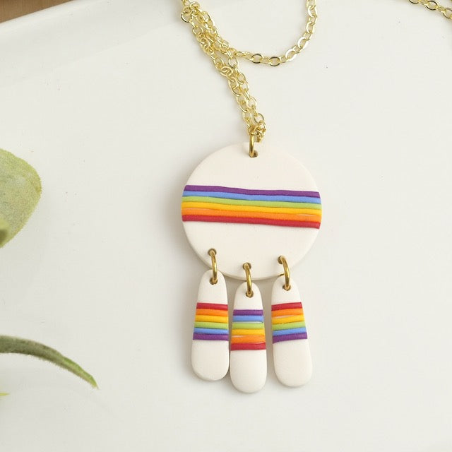 Carden Necklace in Rainbow