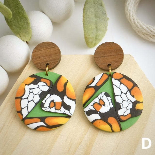 Carden Dangles in Green Butterflies