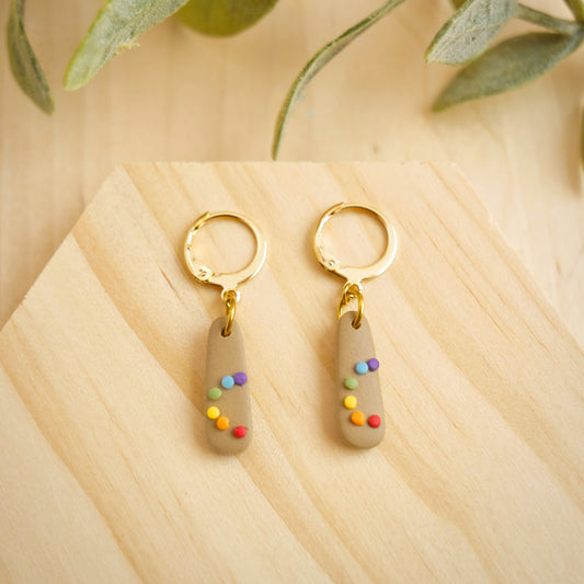 Art Palette Dangles with Lever Back Earring Hooks