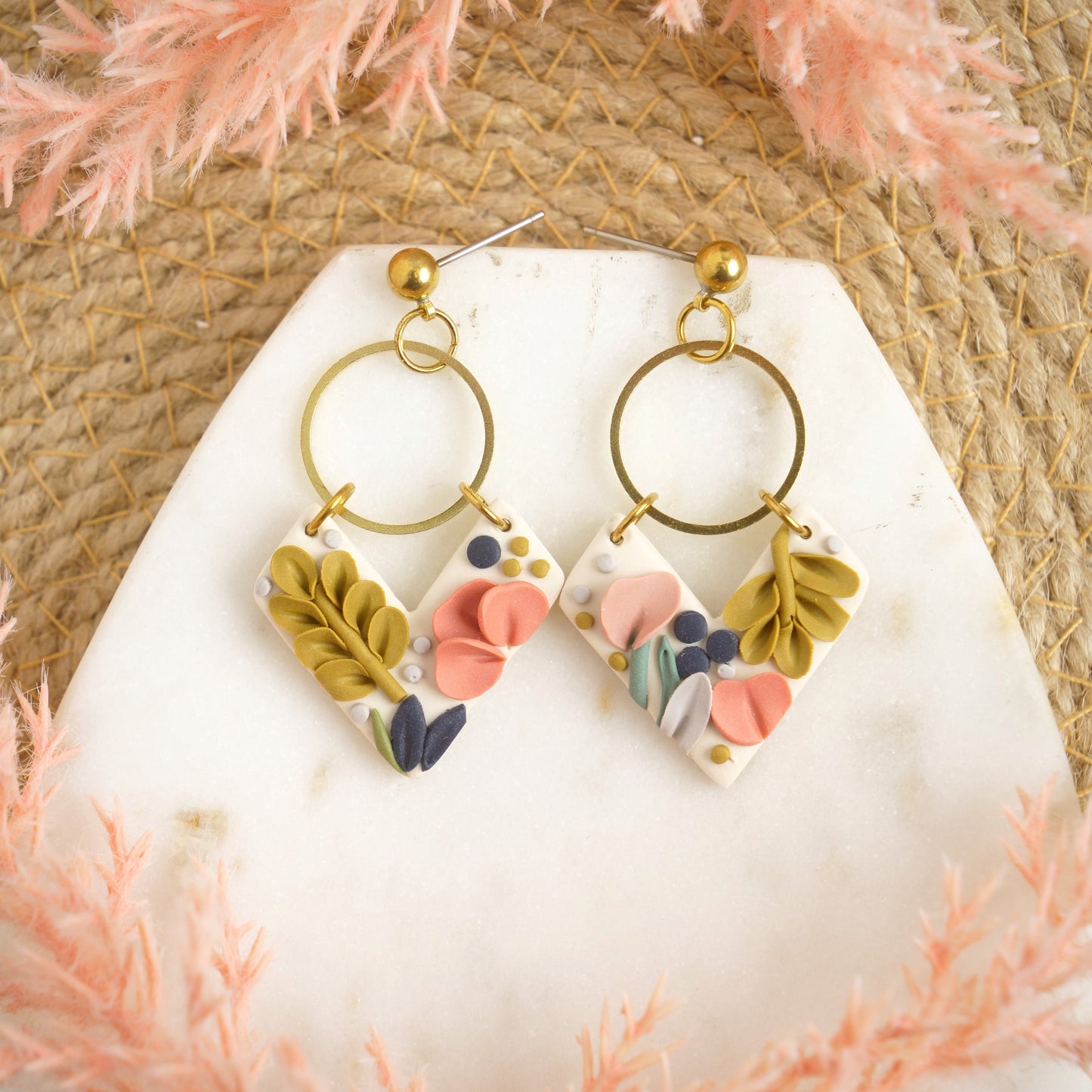 Stirling Dangles in Floral