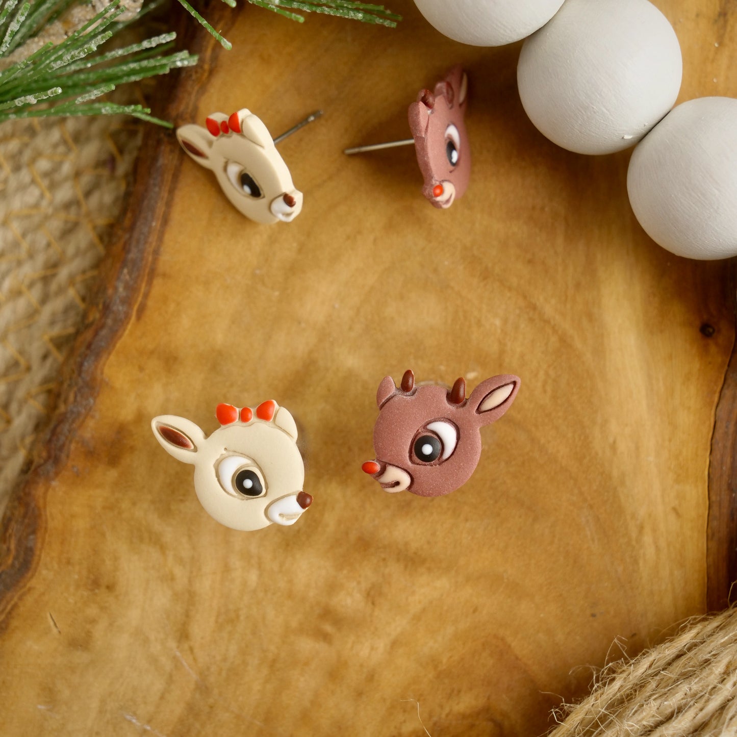 Rudolph and Clarice Stud Pair
