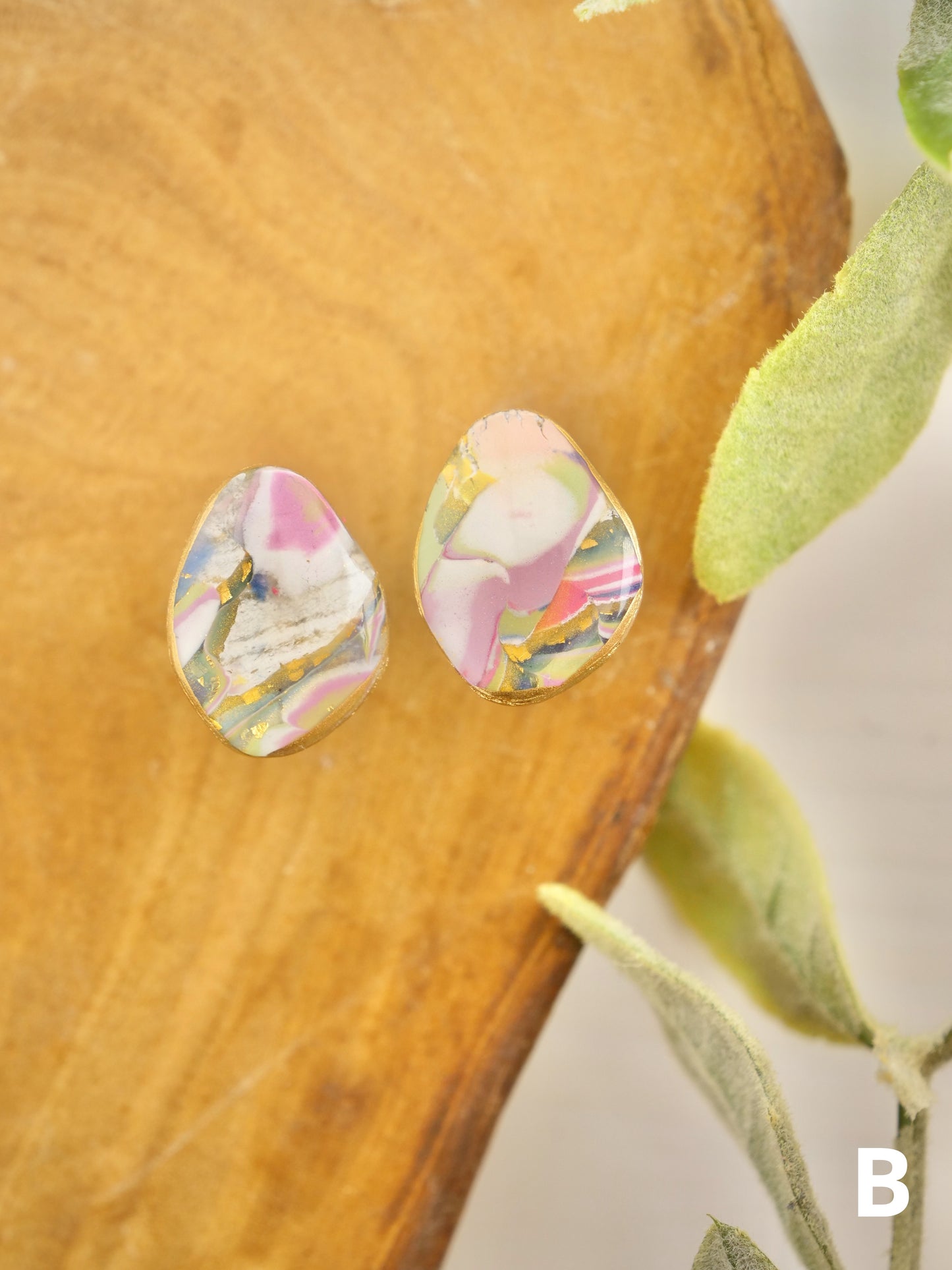 Aqua Stone Studs