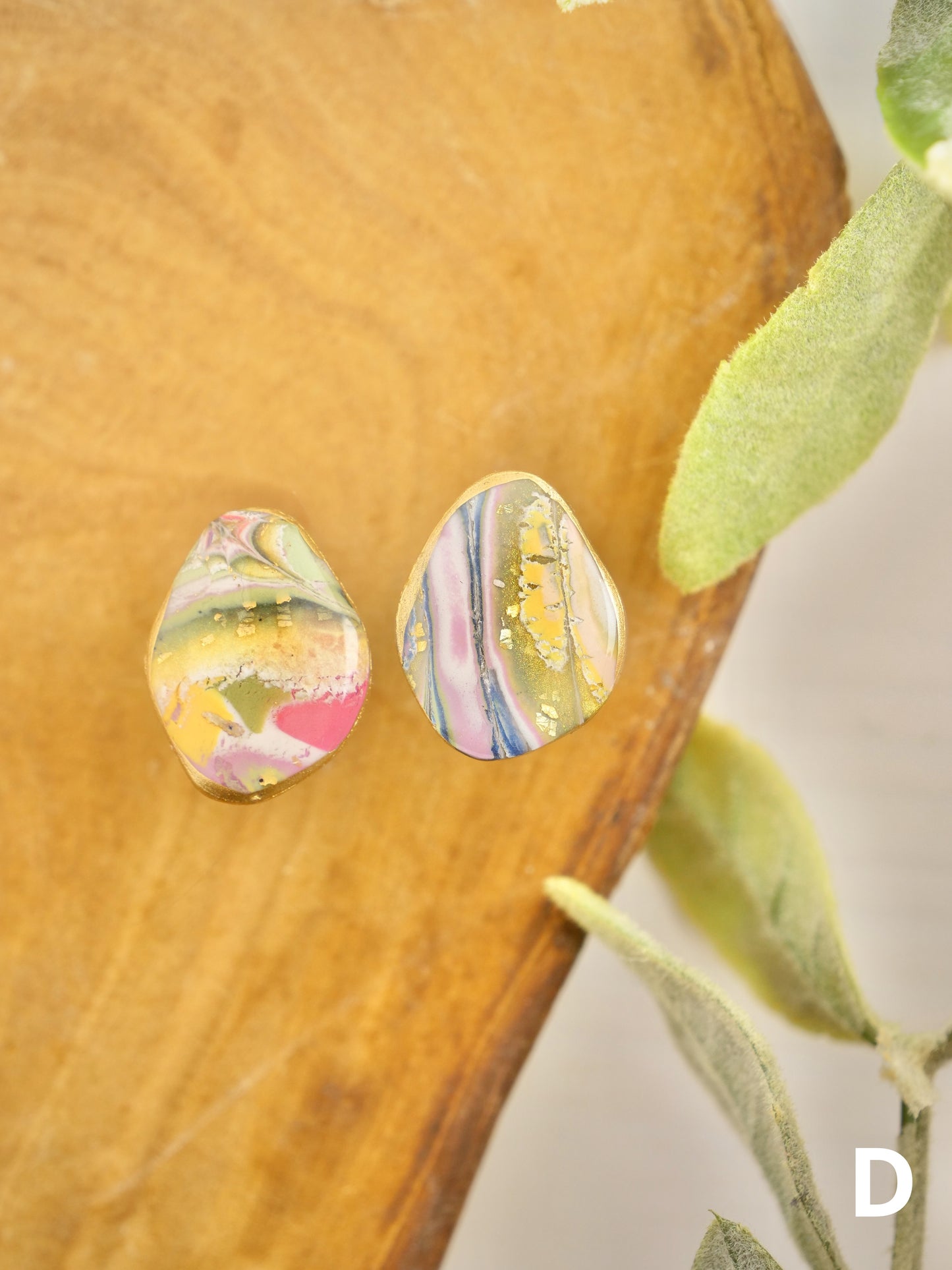 Aqua Stone Studs