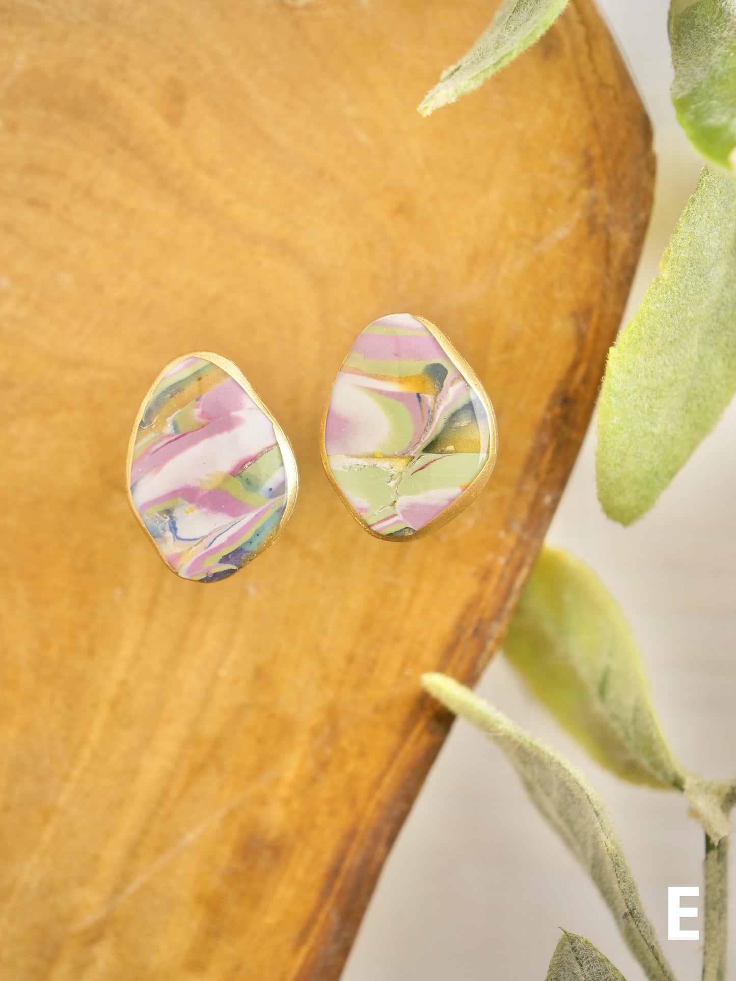Aqua Stone Studs
