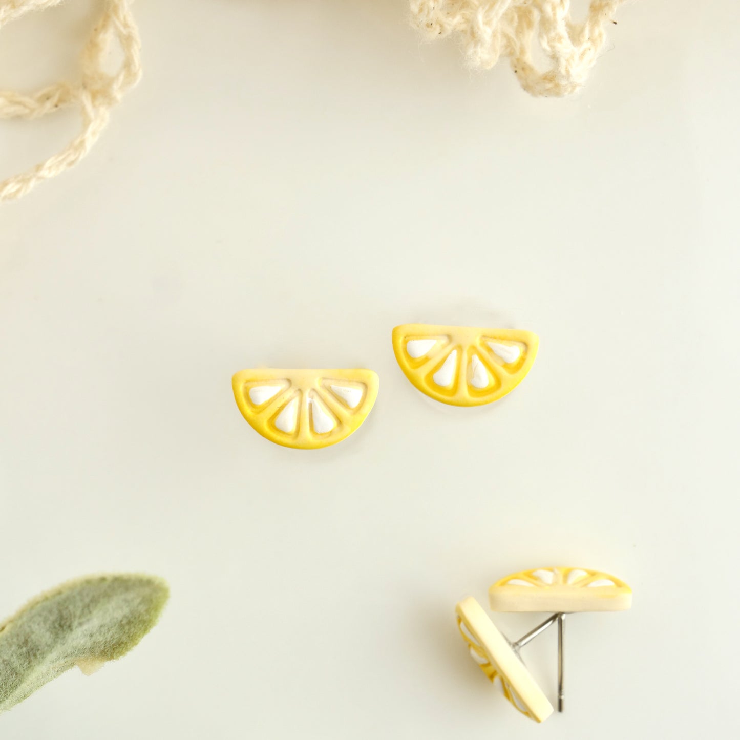 Lemon Wedge Studs