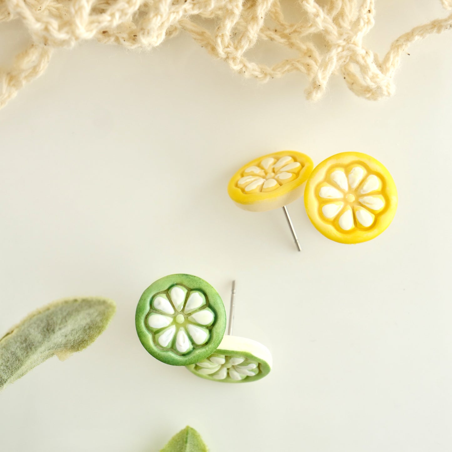 Stud 2 Pack with Lemon and Lime Studs