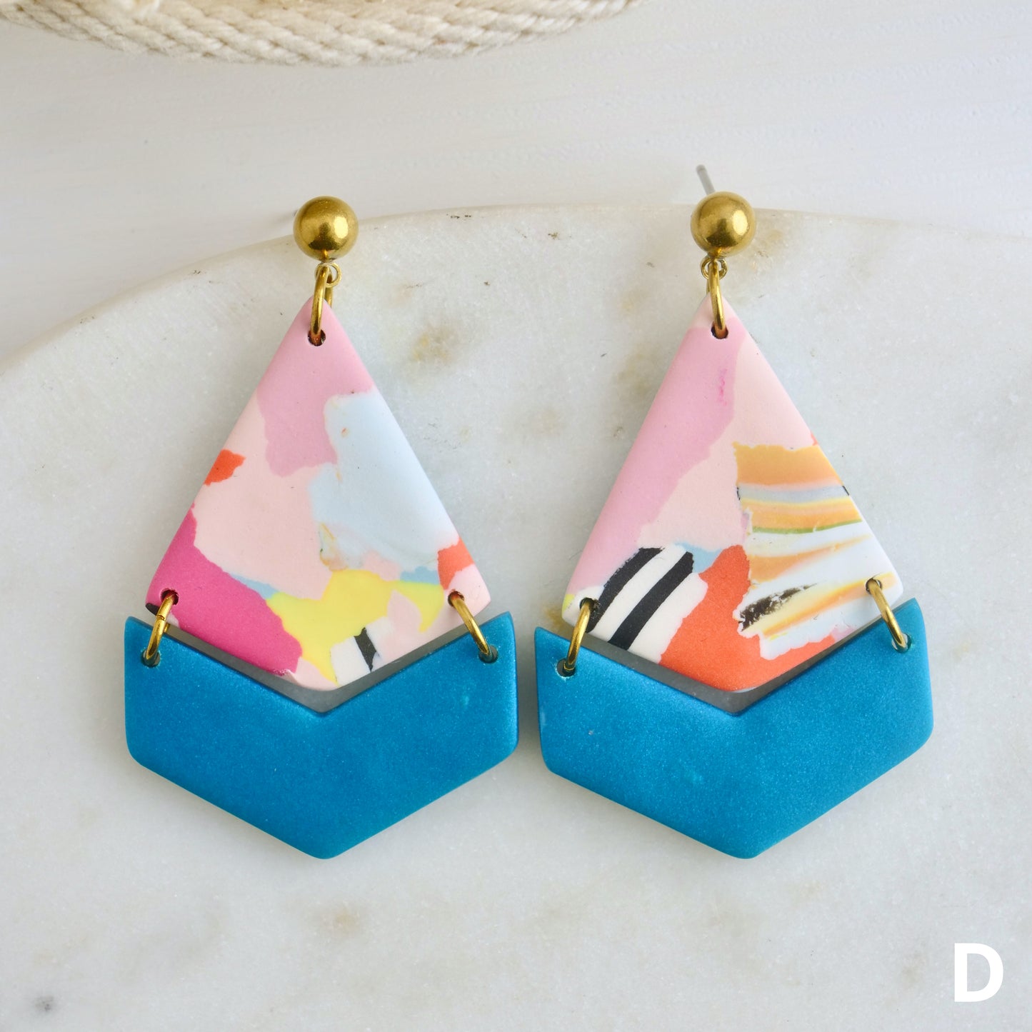 Bailey Dangles in Neon Rip & Tear