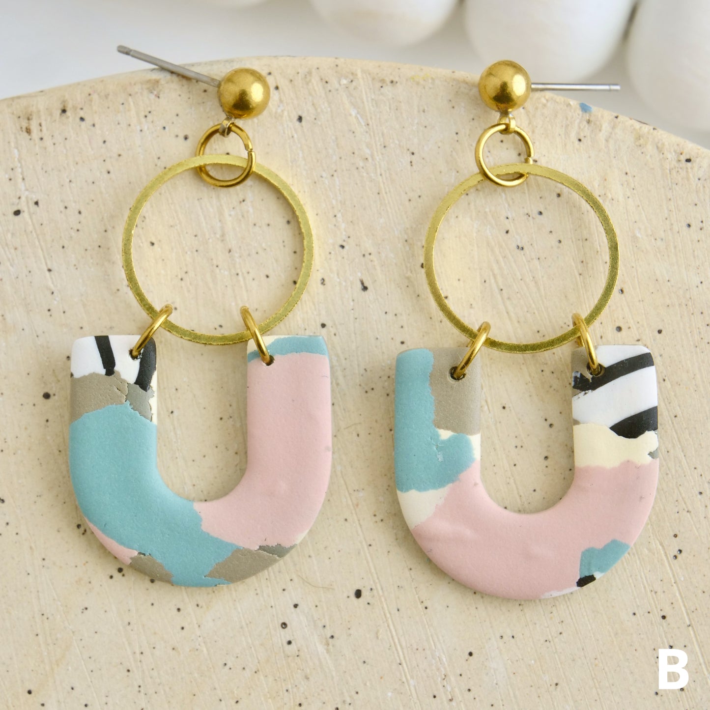 Dangles in Teal Rip & Tear