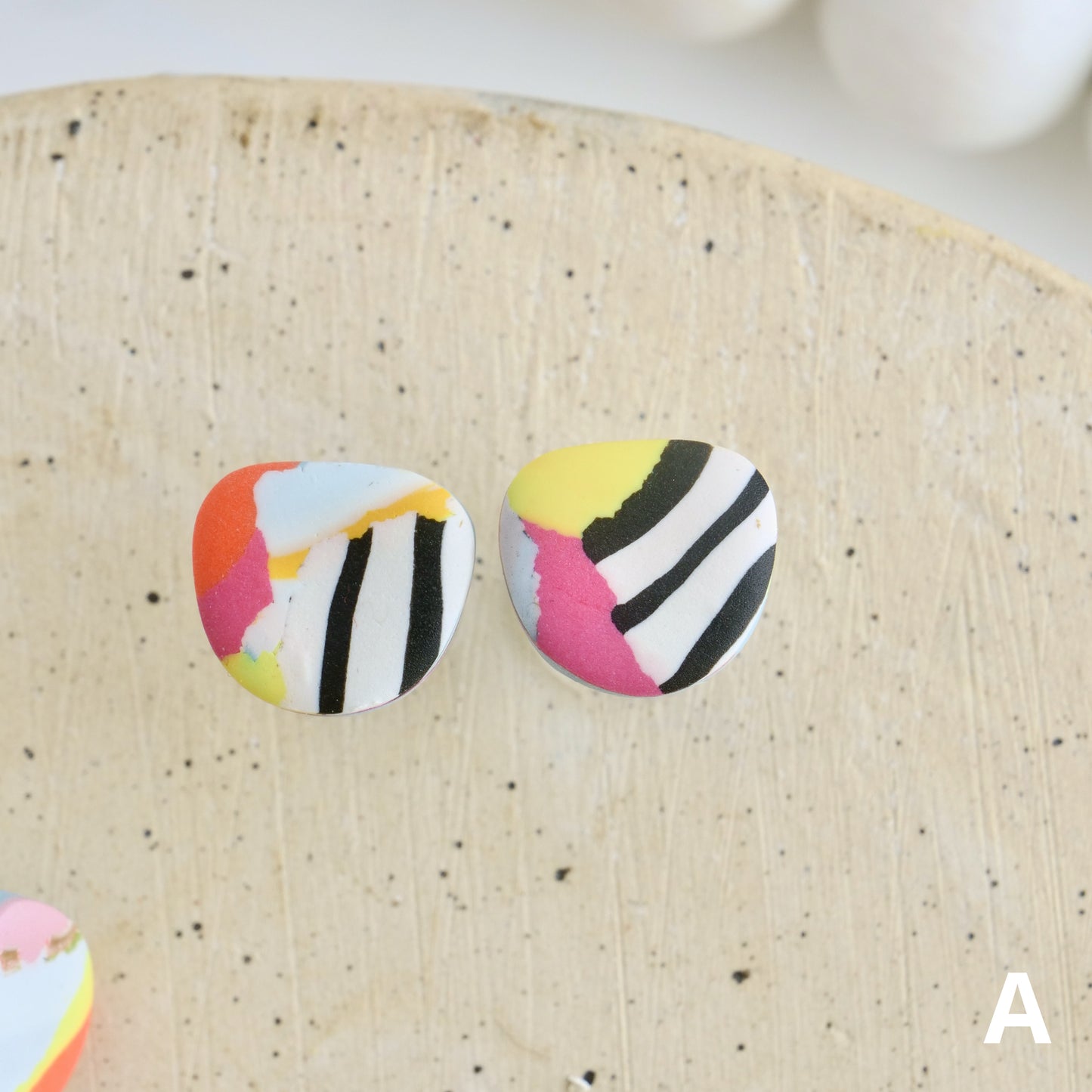 Neon Rip & Tear Studs