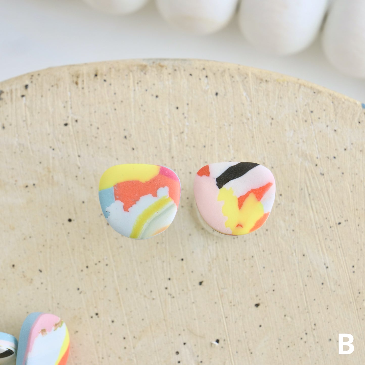 Neon Rip & Tear Studs
