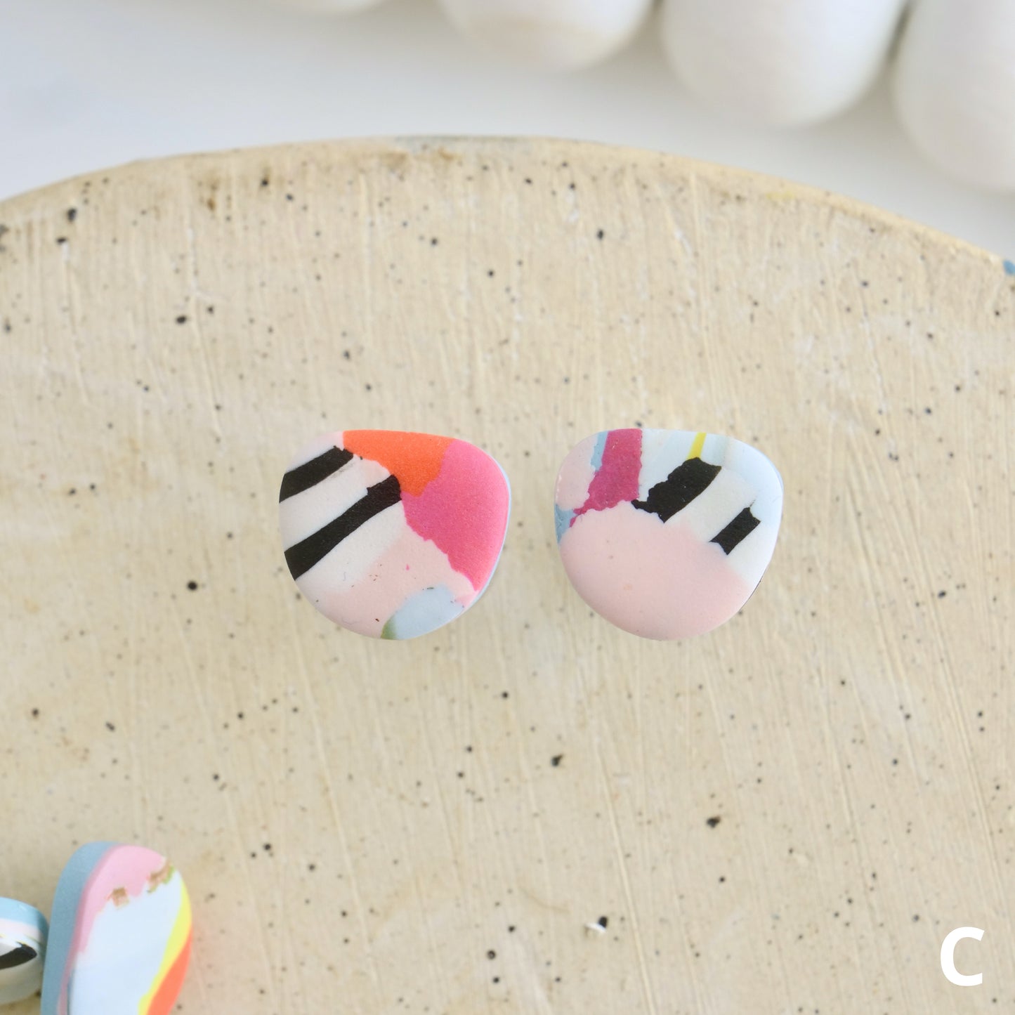 Neon Rip & Tear Studs