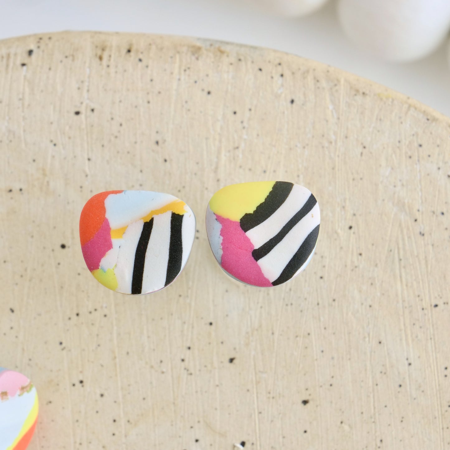 Neon Rip & Tear Studs