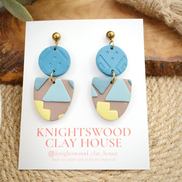 Audrey Dangles in Block Colours