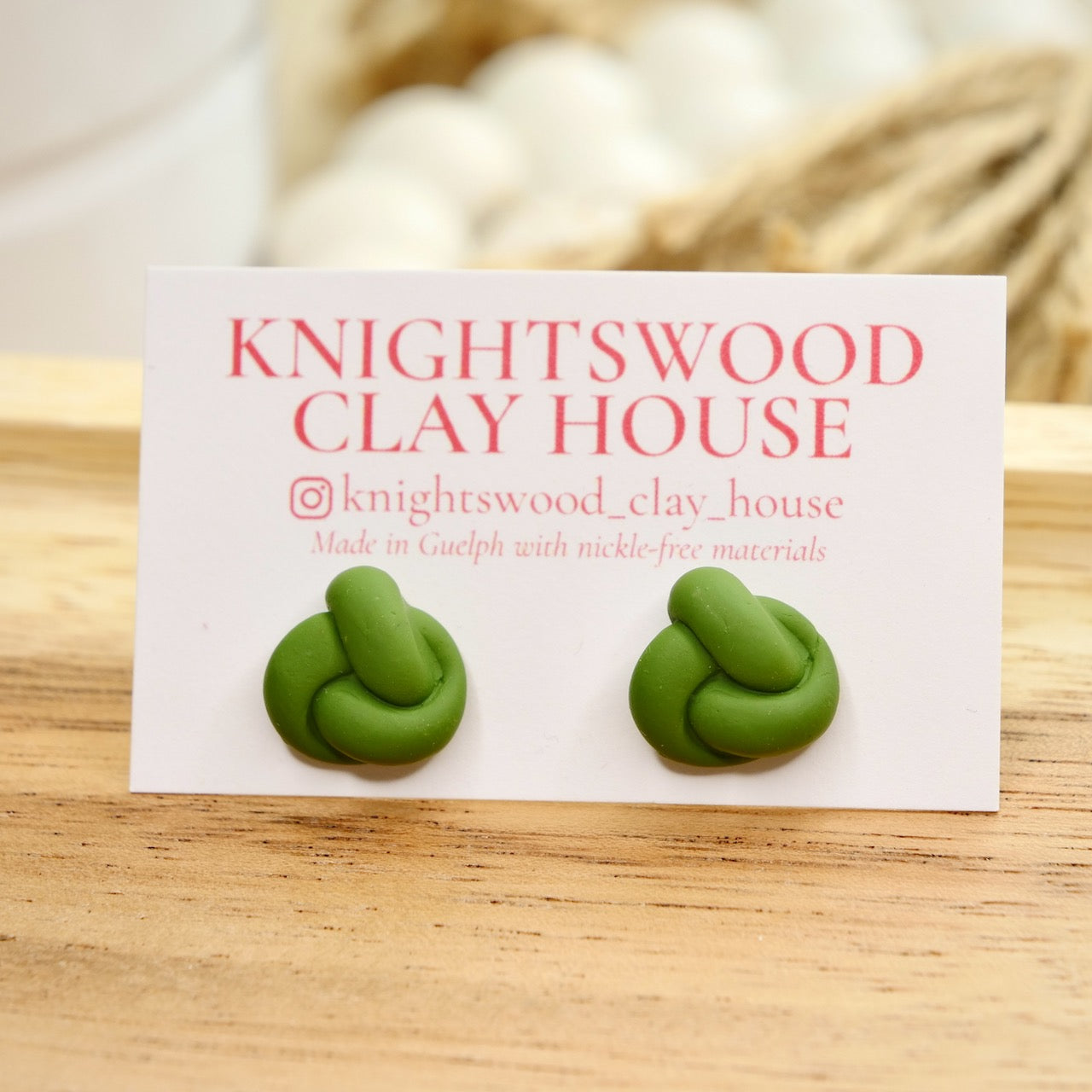 Knot Studs in Various Colors