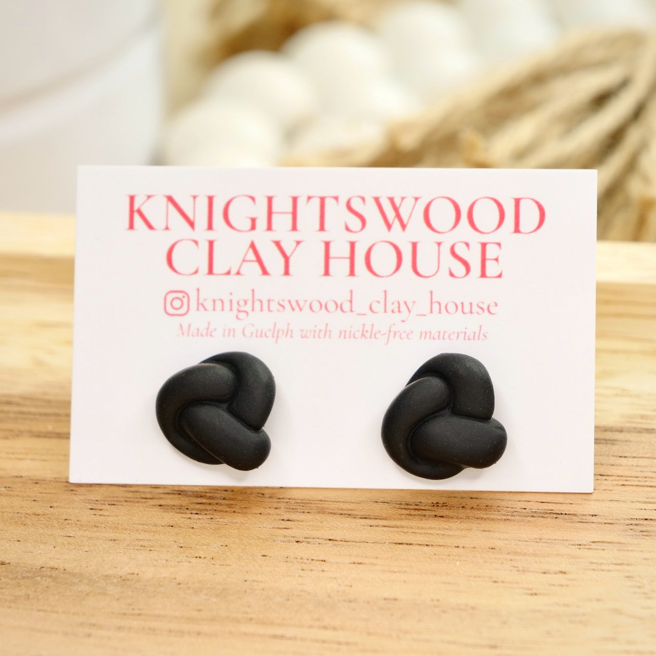 Knot Studs in Various Colors