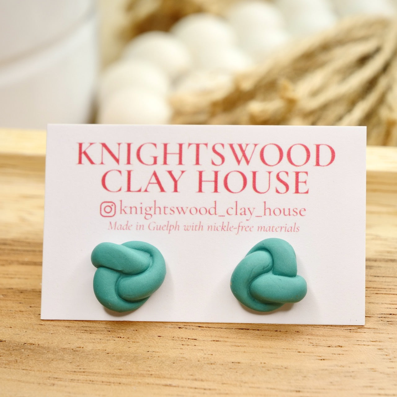 Knot Studs in Various Colors