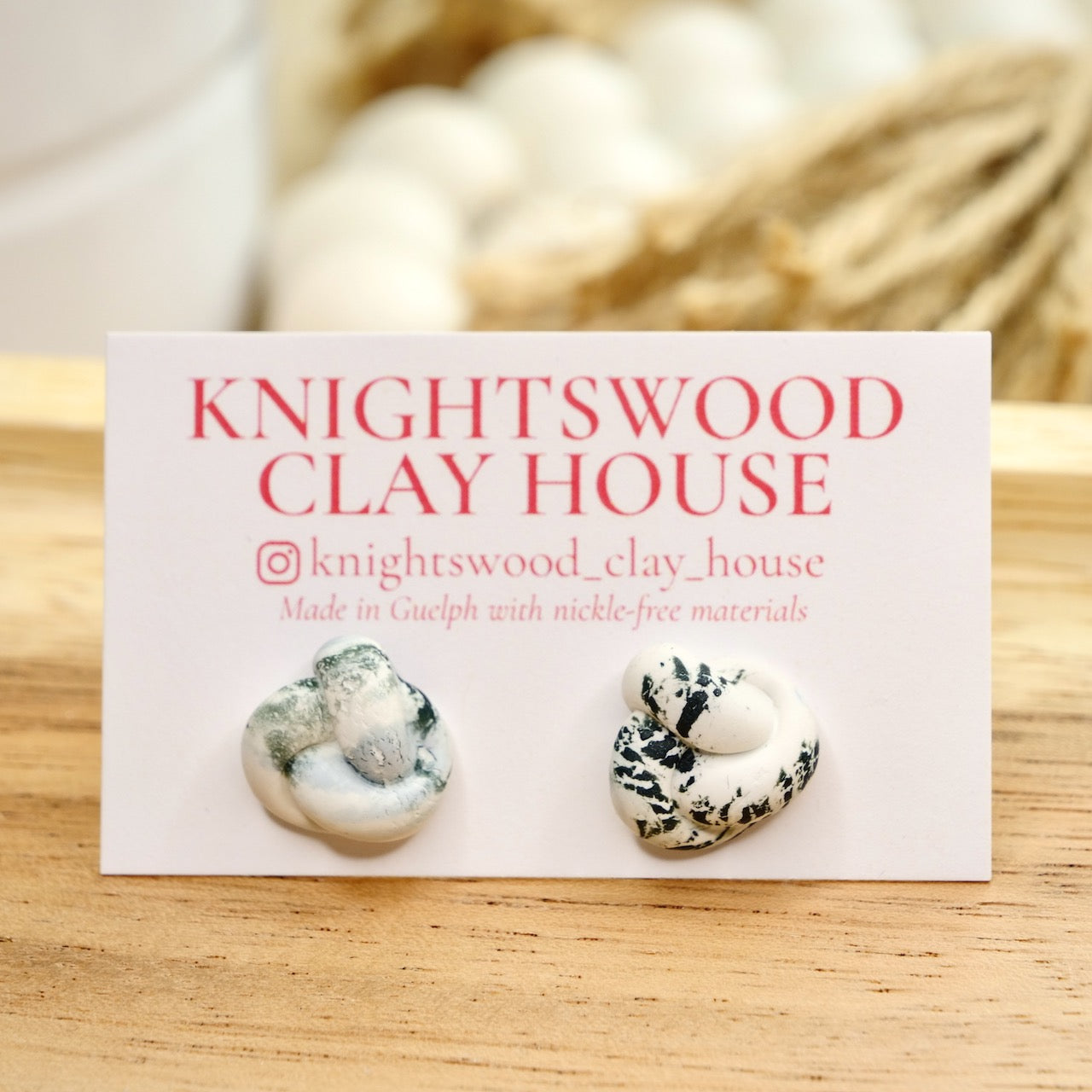 Knot Studs in Various Colors