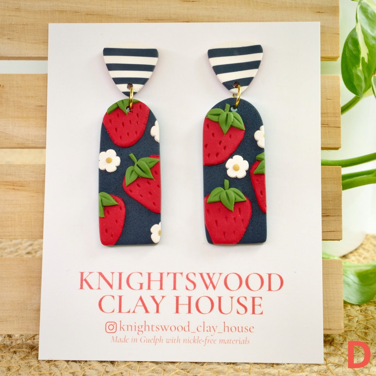 Brookhaven Dangles in Strawberry Fields
