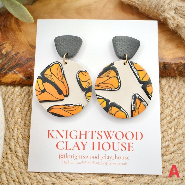 Circle Dangles in Fall Butterflies