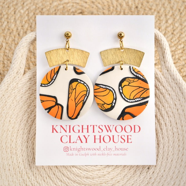 Circle Dangles in Fall Butterflies