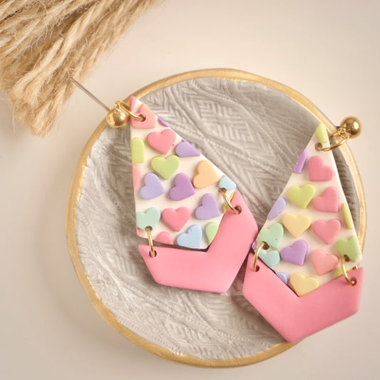 Penni Stack Dangles in Candy Heart Mosaic