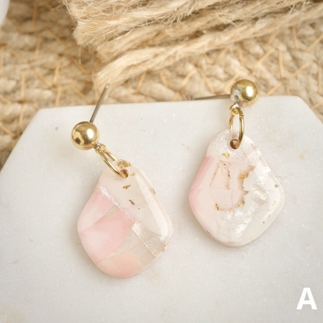 Lonsdale Dangles in Pink Opal