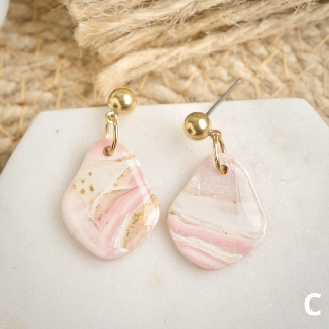 Lonsdale Dangles in Pink Opal