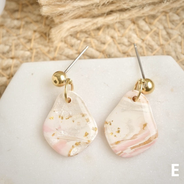 Lonsdale Dangles in Pink Opal