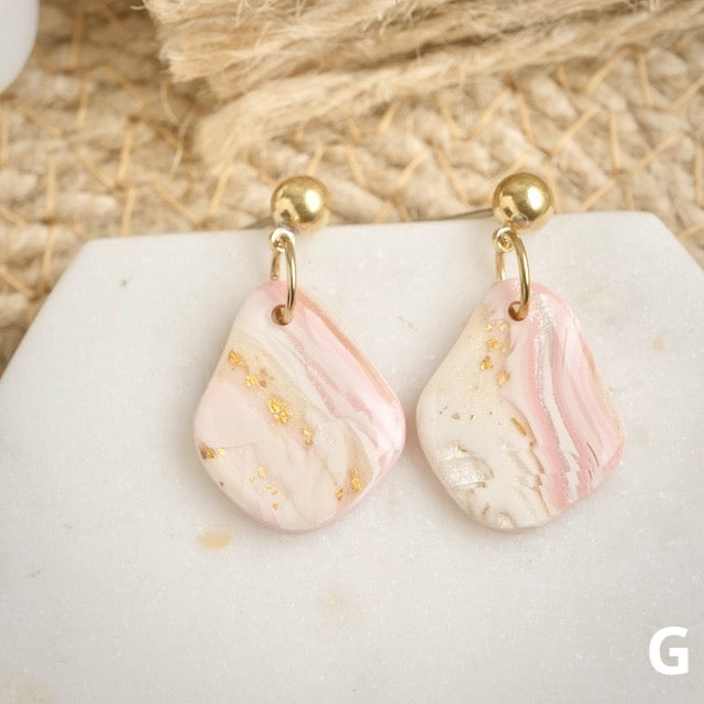 Lonsdale Dangles in Pink Opal
